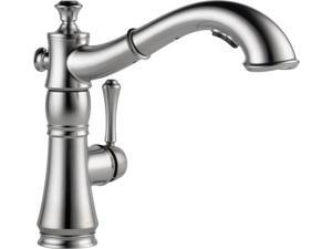Delta 4197-AR-DST Cassidy Pullout Spray Kitchen Faucet with Touch Clean and Diamond Seal Technology, Arctic Stainless Delta 4197-AR-DST Cassidy Pullout Spray Kitchen Faucet with Touch Clean and Diamond Seal Technology, Arctic Stainless