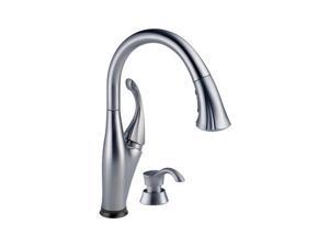 Delta 9192T-ARSD-DST Addison Pullout Spray Touch Kitchen Faucet with Touch2O, MagnaTite Docking, Diam, Arctic Stainless Delta 9192T-ARSD-DST Addison Pullout Spray Touch Kitchen Faucet with Touch2O, MagnaTite Docking, Diam, Arctic Stainless