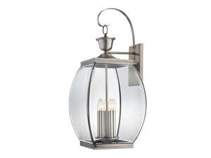Quoizel Oasis Outdoor Wall Lantern, Pewter - OAS8413P Quoizel Oasis Outdoor Wall Lantern, Pewter - OAS8413P