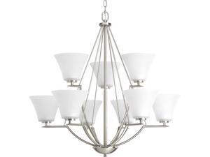 Progress Lighting Bravo Nine-Light Chandelier - P4625-09 Progress Lighting Bravo Nine-Light Chandelier - P4625-09