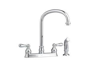 American Standard 4771.732 Hampton Brass 2-Lever Kitchen Faucet, Polished Chrome American Standard 4771.732 Hampton Brass 2-Lever Kitchen Faucet, Polished Chrome