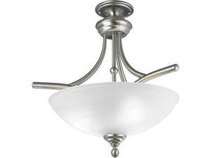 Progress Lighting Glendale Three-Light Flush Mount - P3780-09 Progress Lighting Glendale Three-Light Flush Mount - P3780-09