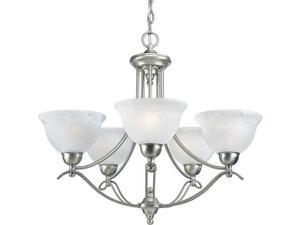 Progress Lighting Avalon Five-Light Chandelier - P4068-09 Progress Lighting Avalon Five-Light Chandelier - P4068-09