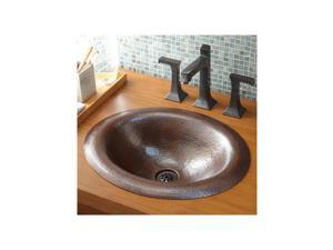 Native Trails CPS286 Native Trails CPS286 Maestro Lotus 18" 16-Gauge Copper Drop In Bathroom Sink, Antique Copper Native Trails CPS286 Native Trails CPS286 Maestro Lotus 18" 16-Gauge Copper Drop In Bathroom Sink, Antique Copper