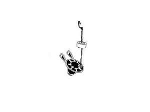 American Standard 7381.129-200.0070A Chain Hook And Clip Flapper Assembly American Standard 7381.129-200.0070A Chain Hook And Clip Flapper Assembly