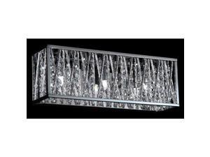 Z-Lite 872CH-3V Terra 3 Light ADA Compliant Bathroom Vanity Light with Silver Sh Z-Lite 872CH-3V Terra 3 Light ADA Compliant Bathroom Vanity Light with Silver Sh