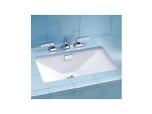 LT931-01 Lloyd Undermount Vitreous China 23 in. x 16 in. Rectangular Bathroom Sink (Cotton White) LT931-01 Lloyd Undermount Vitreous China 23 in. x 16 in. Rectangular Bathroom Sink (Cotton White)