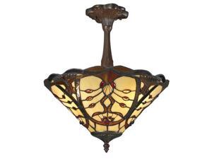 Z-Lite Jenova 3 Light Semi-Flush Mount, Chestnut Bronze - Z14-46SF Z-Lite Jenova 3 Light Semi-Flush Mount, Chestnut Bronze - Z14-46SF