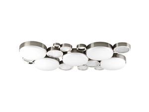 Progress Lighting P3737-30K Bingo 5 Light LED Flushmount Ceiling Fixture, Brushed Nickel Progress Lighting P3737-30K Bingo 5 Light LED Flushmount Ceiling Fixture, Brushed Nickel