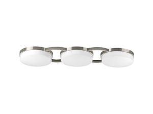Progress Lighting P3695-30K Bingo 3 Light LED Flushmount Ceiling Fixture, Brushed Nickel Progress Lighting P3695-30K Bingo 3 Light LED Flushmount Ceiling Fixture, Brushed Nickel