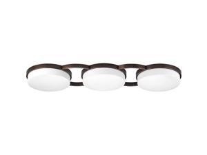 Progress Lighting P3695-30K Bingo 3 Light LED Flushmount Ceiling Fixture, Venetian Bronze Progress Lighting P3695-30K Bingo 3 Light LED Flushmount Ceiling Fixture, Venetian Bronze