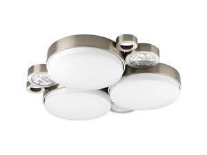 Progress Lighting P3747-30K Bingo 3 Light LED Flushmount Ceiling Fixture, Brushed Nickel Progress Lighting P3747-30K Bingo 3 Light LED Flushmount Ceiling Fixture, Brushed Nickel
