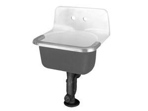 AMERICAN STANDARD 7695008.020 Utility Sink, Enameled Cast Iron, Wall AMERICAN STANDARD 7695008.020 Utility Sink, Enameled Cast Iron, Wall