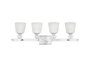 Quoizel 4 Light Deluxe Bath Fixture in Polished Chrome - DX8604C Quoizel 4 Light Deluxe Bath Fixture in Polished Chrome - DX8604C