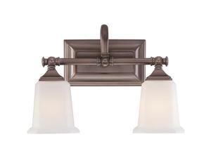 Quoizel 2 Light Nicholas Bath Fixture in Harbor Bronze - NL8602HO Quoizel 2 Light Nicholas Bath Fixture in Harbor Bronze - NL8602HO