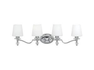Quoizel 4 Light Hollister Bath Fixture in Polished Chrome - HS8604C Quoizel 4 Light Hollister Bath Fixture in Polished Chrome - HS8604C