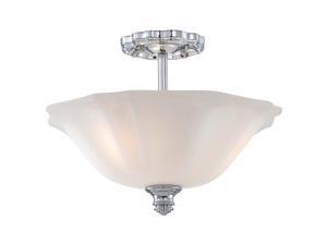 Minka Lavery 6597 3 Light Semi-Flush Ceiling Fixture from the Felice Bath Collec Minka Lavery 6597 3 Light Semi-Flush Ceiling Fixture from the Felice Bath Collec