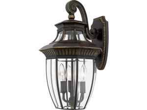 Quoizel 3 Light Georgetown Outdoor Wall Lanterns in Imperial Bronze - GT8981IB Quoizel 3 Light Georgetown Outdoor Wall Lanterns in Imperial Bronze - GT8981IB