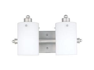 Quoizel 2 Light Adano Bath Fixture in Empire Silver - AN8539ES Quoizel 2 Light Adano Bath Fixture in Empire Silver - AN8539ES