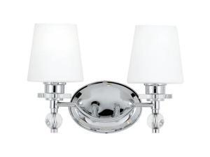 Quoizel 2 Light Hollister Bath Fixture in Polished Chrome - HS8602C Quoizel 2 Light Hollister Bath Fixture in Polished Chrome - HS8602C