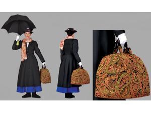Deluxe Mary Poppins/Steampunk Carpet Bag- Theatrical Quality Deluxe Mary Poppins/Steampunk Carpet Bag- Theatrical Quality