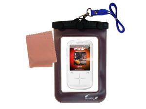 Waterproof Case compatible with the Sandisk Sansa Fuze Plus Waterproof Case compatible with the Sandisk Sansa Fuze Plus