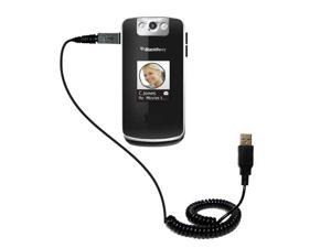 Coiled USB Cable compatible with the Blackberry Kickstart Coiled USB Cable compatible with the Blackberry Kickstart
