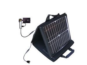 SunVolt MAX Solar Charger compatible with the Sony Bloggie Camera CM5 and one other device; charge from sun at wall outlet-like SunVolt MAX Solar Charger compatible with the Sony Bloggie Camera CM5 and one other device; charge from sun at wall outlet-like
