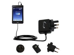 International Wall Charger compatible with the Asus MeMO Pad HD7 International Wall Charger compatible with the Asus MeMO Pad HD7