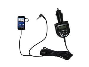 FM Transmitter & Car Charger compatible with the ZTE Overture FM Transmitter & Car Charger compatible with the ZTE Overture