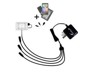Quad output Wall Charger includes tip for the Cowon C2 Quad output Wall Charger includes tip for the Cowon C2