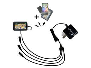 Quad output Wall Charger includes tip for the Garmin Nuvi 855 Quad output Wall Charger includes tip for the Garmin Nuvi 855
