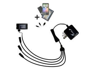 Quad output Wall Charger includes tip for the Cowon S9 Quad output Wall Charger includes tip for the Cowon S9