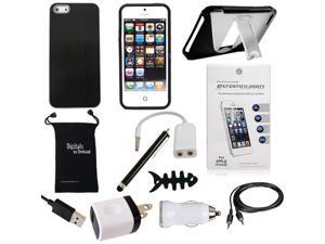 iPhone SE & 5 /5S Case DigitalsOnDemand ® 12-Item Accessory Bundle for Apple iPhone SE & 5 / 5S Hard Case, TPU Cover with Stand, Screen Protector, USB Cables + Chargers iPhone SE & 5 /5S Case DigitalsOnDemand ® 12-Item Accessory Bundle for Apple iPhone SE & 5 / 5S Hard Case, TPU Cover with Stand, Screen Protector, USB Cables + Chargers
