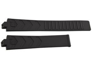 TAG Heuer Kirium 17mm Black Rubber Watch Band Strap TAGH01 TAG Heuer Kirium 17mm Black Rubber Watch Band Strap TAGH01