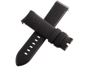Arnold & Son 22mm Black Silicone Strap Watch Band AS001 Arnold & Son 22mm Black Silicone Strap Watch Band AS001