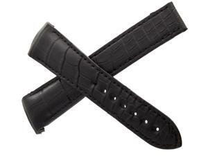 Omega Planet Ocean 22mm x 18mm Black Croc Leather Strap 98000272 Omega Planet Ocean 22mm x 18mm Black Croc Leather Strap 98000272