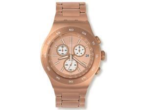 Swatch YOG408G Rose Gold Dial Rose Gold Chronograph Women's Watch Swatch YOG408G Rose Gold Dial Rose Gold Chronograph Women's Watch