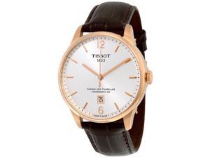 Tissot T0994073603700 Silver Dial Leather Strap Automatic Men's Watch Tissot T0994073603700 Silver Dial Leather Strap Automatic Men's Watch