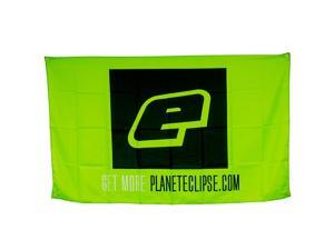 Planet Eclipse Cloth Banner - 3' x 5' - Eclipse Lime / Black Planet Eclipse Cloth Banner - 3' x 5' - Eclipse Lime / Black