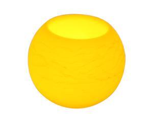 EcoGecko 5-Inch Wax Sphere LED Flameless Candle with 5-Hour Timer EcoGecko 5-Inch Wax Sphere LED Flameless Candle with 5-Hour Timer