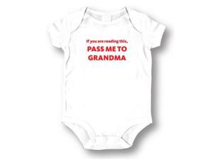 L.A. Imprints Pass Me To Grandma Attitude Baby Romper Funny Message Bodysuit L.A. Imprints Pass Me To Grandma Attitude Baby Romper Funny Message Bodysuit