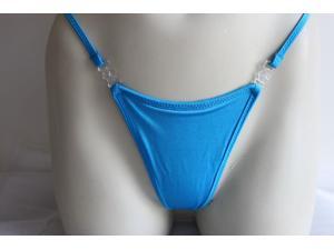 Flirtzy Sexy Mini Micro Lycra Y Back Breakaway Clips G-String Thong Flirtzy Sexy Mini Micro Lycra Y Back Breakaway Clips G-String Thong