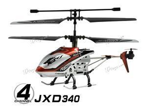 JXD 340 Mini 4 CH Drift King 8" RC Helicopter w/Gyro RTF - Red JXD 340 Mini 4 CH Drift King 8" RC Helicopter w/Gyro RTF - Red