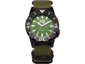 SHARK ARMY Men's SAW192 Analog Japanese Quartz Date/Waterproof Nylon Band Wrist Watch SHARK ARMY Men's SAW192 Analog Japanese Quartz Date/Waterproof Nylon Band Wrist Watch