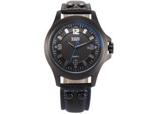 Shark Army Mens SAW143 Military Leather Band Date Display Quartz Watch Shark Army Mens SAW143 Military Leather Band Date Display Quartz Watch