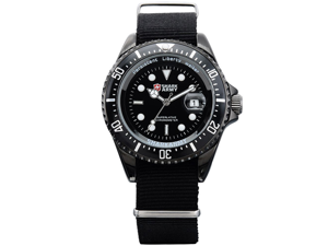 Shark Army Mens Black Nylon Date Military Sport Quartz Watch + Gift Box Shark Army Mens Black Nylon Date Military Sport Quartz Watch + Gift Box