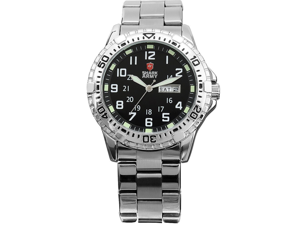 Shark Army Mens Date Day Luminous White Silver Military Sport Quartz Watch + Box Shark Army Mens Date Day Luminous White Silver Military Sport Quartz Watch + Box
