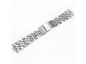 KS Official 24mm Silver Stainless Steel Watch Band/Strap with Pin Watchbands KS Official 24mm Silver Stainless Steel Watch Band/Strap with Pin Watchbands