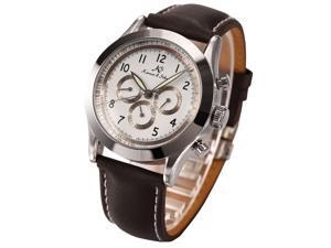 Ks Navigator Series Luxury Automatic Mechanical Day Date 24Hour Mens Wrist Watch KS126 White Ks Navigator Series Luxury Automatic Mechanical Day Date 24Hour Mens Wrist Watch KS126 White